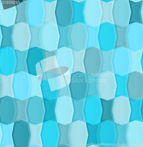 Image of seamless pattern seems of the two types of tiles