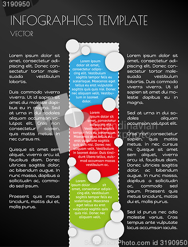 Image of black infographics