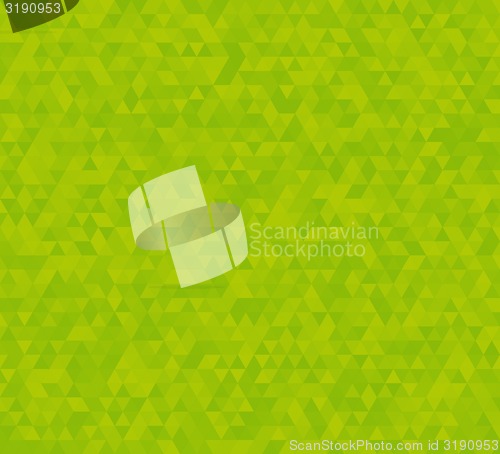 Image of background with green triangles