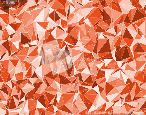 Image of background with orange triangles