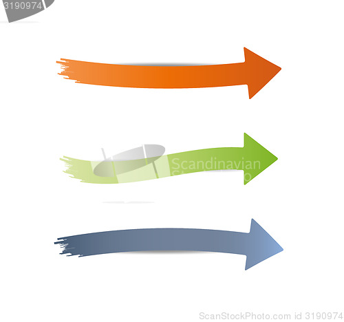 Image of three different arrows