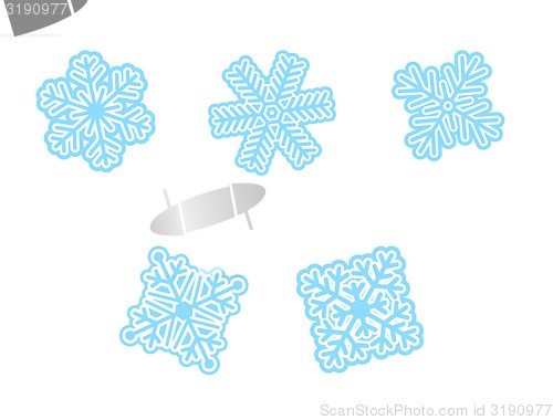 Image of snow flakes