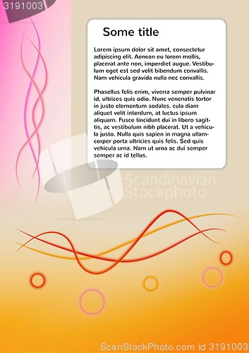 Image of page template