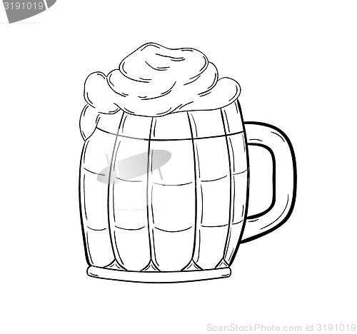 Image of sketch of the beer