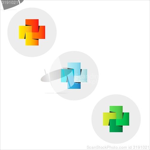 Image of wedged squares