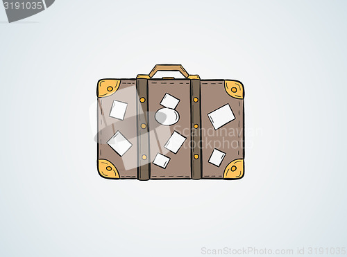 Image of sketch of the suitcase