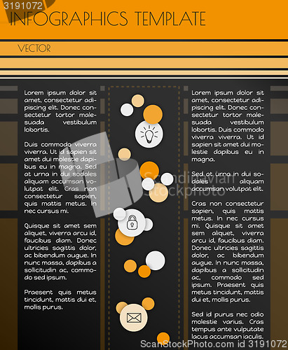Image of black infographics
