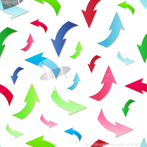 Image of seamless pattern with arrows