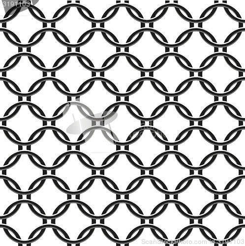 Image of seamless pattern of chain fence