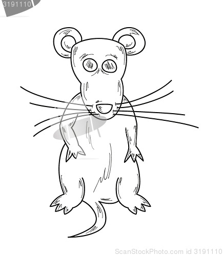 Image of sketch of the mouse