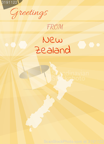 Image of greetings from new zealand