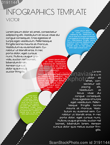 Image of black and white infographics