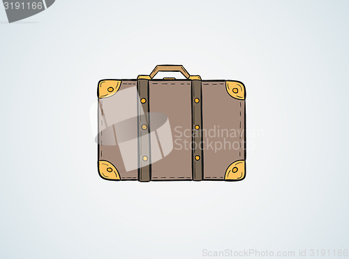 Image of sketch of the suitcase
