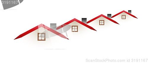 Image of four houses