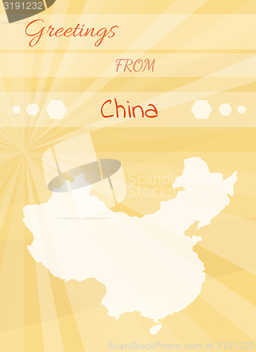 Image of greetings from china