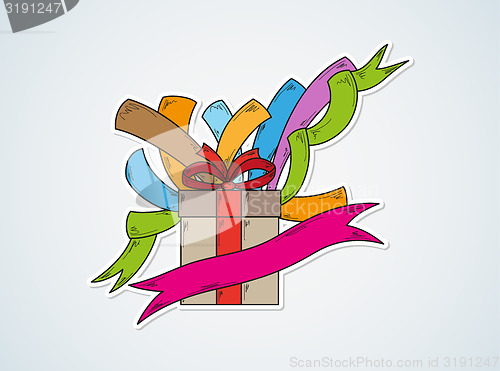 Image of happy birthday and gift