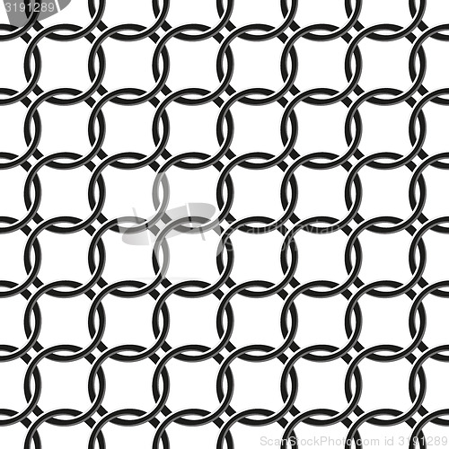 Image of seamless pattern of chain fence
