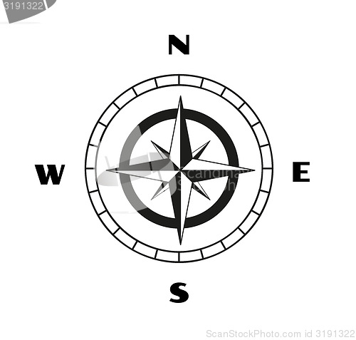 Image of compass sketch