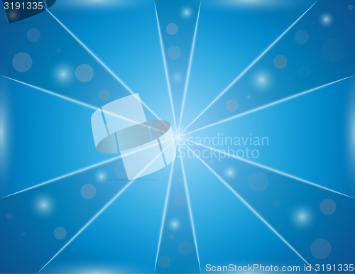 Image of blue shining background