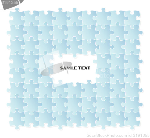 Image of blue puzzle field