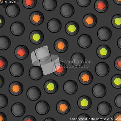 Image of seamless pattern with buttons