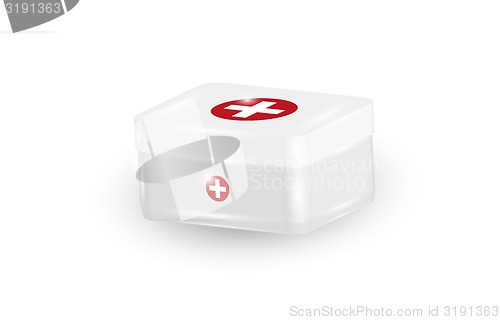 Image of white first aid kit