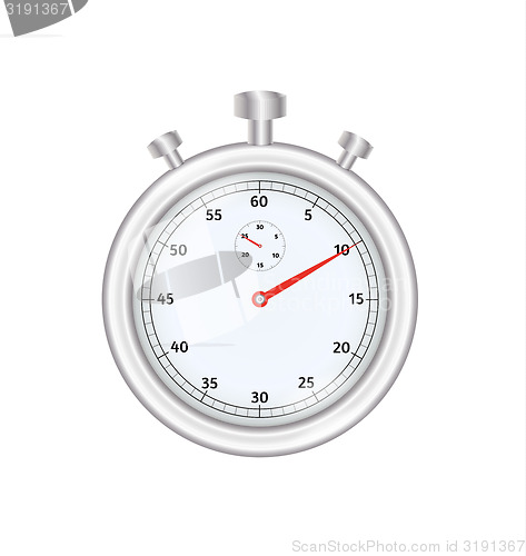 Image of silver stopwatch