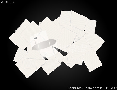 Image of blank papers