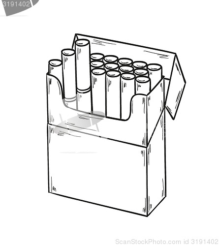 Image of pack of cigarettes