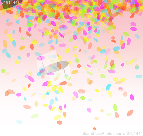 Image of falling confetti