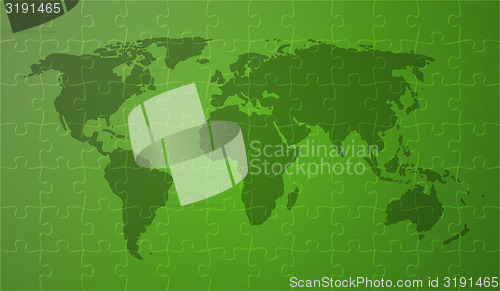 Image of green worldmap
