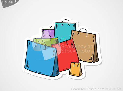 Image of few bags for shopping