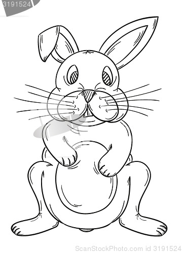 Image of sketch of the rabbit