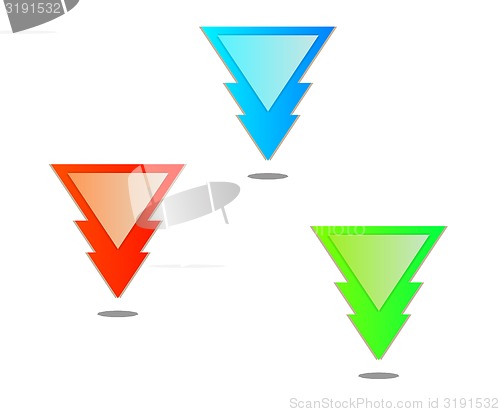 Image of triangle pointer