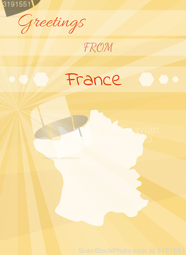 Image of greetings from france