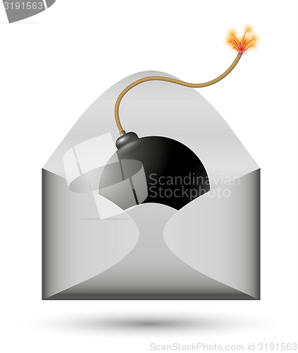 Image of bomb in envelope