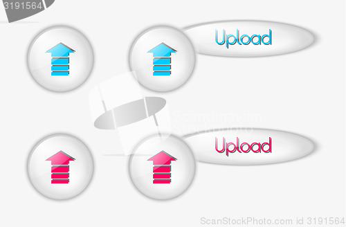 Image of upload buttons