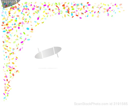 Image of falling confetti