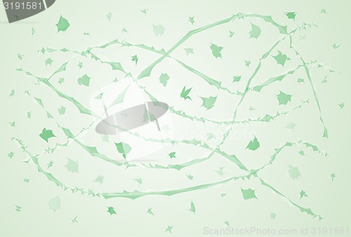 Image of green windy abstraction