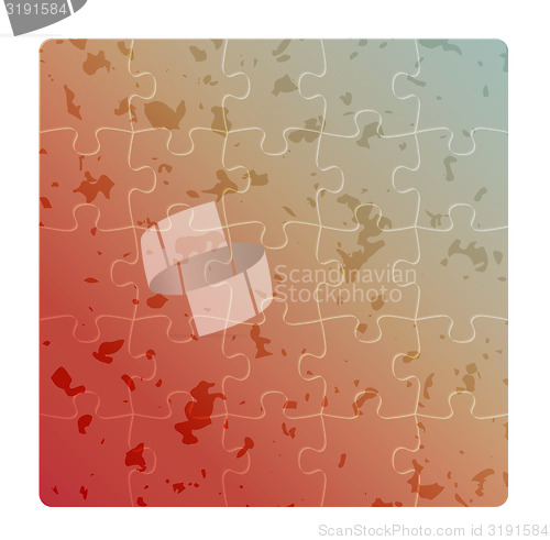 Image of gradient field of puzzles with spots