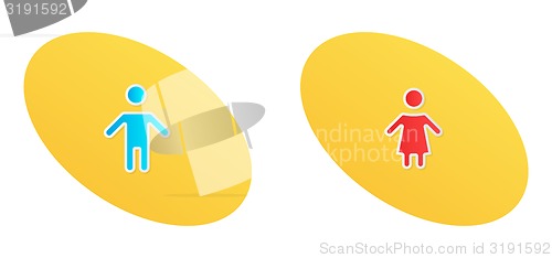 Image of male and female symbols