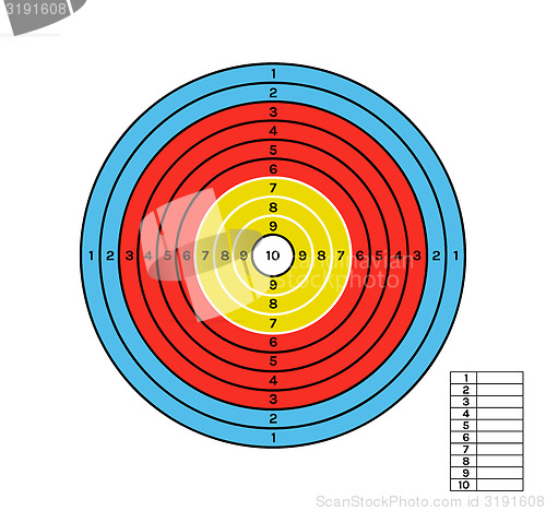 Image of color target