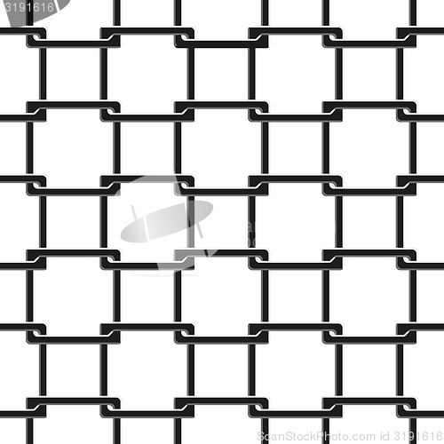 Image of seamless pattern of chain fence