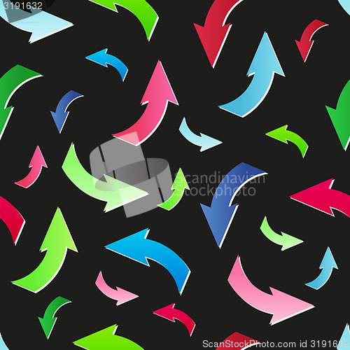 Image of seamless pattern with arrows