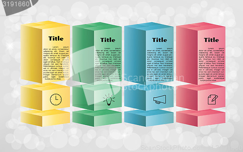 Image of Vector infographics template