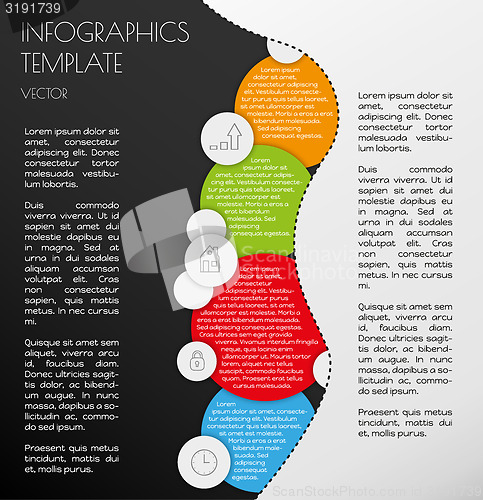 Image of black and white infographics