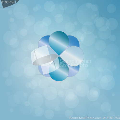 Image of background with blue elements