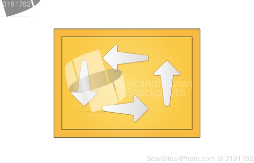 Image of circle of the arrows in the yellow rectangle