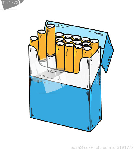 Image of pack of cigarettes
