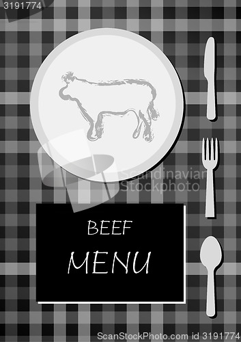 Image of beef menu